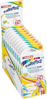 Produktbild: Edding 17 Funtastics Textilmaler sortiert 5St Set