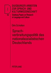 Produktbild: Sprachverbreitungspolitik des nationalsozialistischen Deutschlands