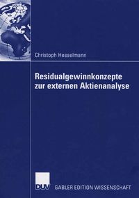 Produktbild: Residualgewinnkonzepte zur externen Aktienanalyse