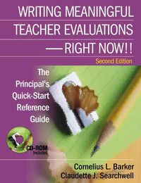 Produktbild: Writing Meaningful Teacher Evaluations - Right Now!!: The Principal's Quick-Start Reference Guide