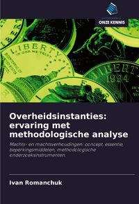 Produktbild: Overheidsinstanties: ervaring met methodologische analyse