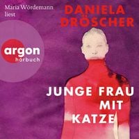 Produktbild: Junge Frau mit Katze
