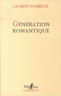 Produktbild: G&eacute;n&eacute;ration romantique