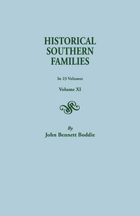 Produktbild: Historical Southern Families. in 23 Volumes. Volume XI