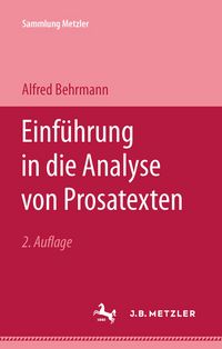 Produktbild: Einf&uuml;hrung in die Analyse von Prosatexten