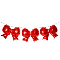 Produktbild: Folienballon Set, Schleifen, Rot