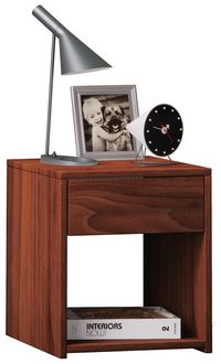 Produktbild: Holz Nachttisch Nachtschrank Schublade Sledo Mini