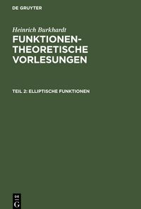 Produktbild: Elliptische Funktionen