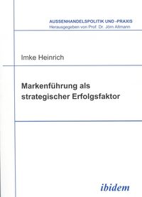 Produktbild: Markenf&uuml;hrung als strategischer Erfolgsfaktor