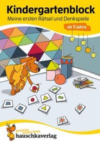Produktbild: Kindergartenblock ab 3 Jahre - Meine ersten R&auml;tsel und Denkspiele