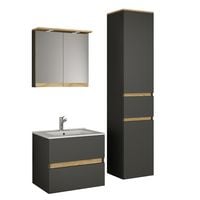 Produktbild: 4 tlg. Badm&ouml;bel-Set mit Waschbecken Cosila-I 61 cm