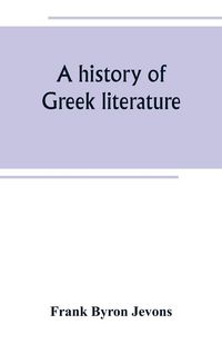 Produktbild: A history of Greek literature