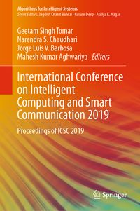 Produktbild: International Conference on Intelligent Computing and Smart Communication 2019