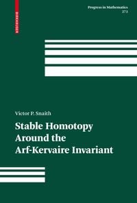 Produktbild: Stable Homotopy Around the Arf-Kervaire Invariant