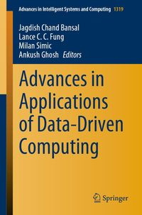 Produktbild: Advances in Applications of Data-Driven Computing