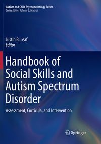 Produktbild: Handbook of Social Skills and Autism Spectrum Disorder