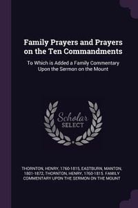 Produktbild: Family Prayers and Prayers on the Ten Commandments