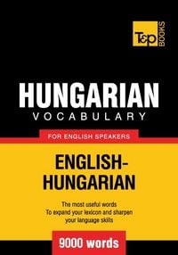 Produktbild: Hungarian vocabulary for English speakers - 9000 words