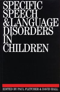 Produktbild: Fletcher, P: Specific Speech and Language Disorders in Child