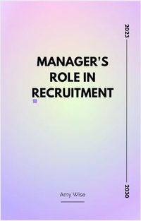 Produktbild: Manager's Role In Recruitment