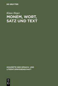 Produktbild: Monem, Wort, Satz und Text