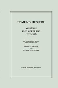 Produktbild: Aufs&auml;tze und Vortr&auml;ge (1922&ndash;1937)