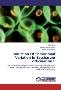 Produktbild: Induction Of Somaclonal Variation In Saccharum officinarum L