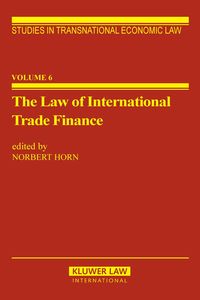 Produktbild: Law of International Trade Finance