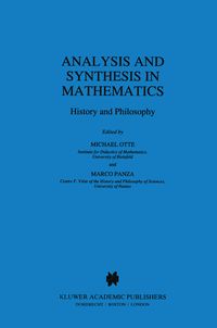 Produktbild: Analysis and Synthesis in Mathematics