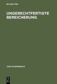 Produktbild: Ungerechtfertigte Bereicherung