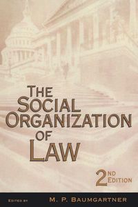 Produktbild: The Social Organization of Law