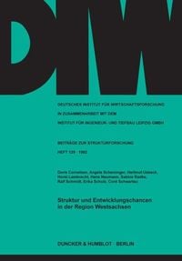 Produktbild: Struktur und Entwicklungschancen in der Region Westsachsen.