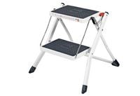 Produktbild: Hailo MK60 4310-001 Kunststoff Klapptritt Arbeitsh&ouml;he (max.): 2.44m Wei&szlig;, Anthrazit 3.6kg