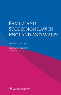 Produktbild: Family and Succession Law in England and Wales