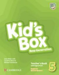 Produktbild: Kid's Box New Generation Level 5 Teacher's Book with Digital Pack English for Spanish Speakers
