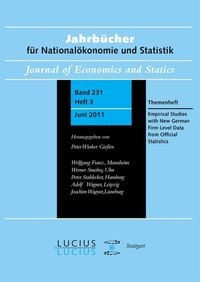 Produktbild: Empirical Studies with New German Firm Level Data from Official Statistics
