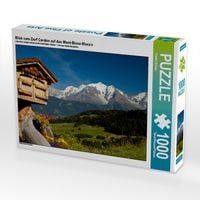 Produktbild: CALVENDO Puzzle Blick vom Dorf Cordon auf das Mont-Blanc-Massiv | 1000 Teile Lege-Gr&ouml;&szlig;e 64x48cm Foto-Puzzle f&uuml;r gl&uuml;ckliche Stunden