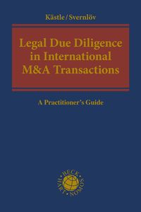 Produktbild: Legal Due Diligence in International M&A Transactions
