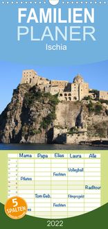 Produktbild: Ischia - Familienplaner hoch (Wandkalender 2022 , 21 cm x 45 cm, hoch)