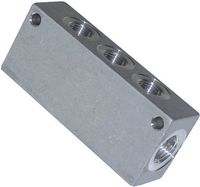 Produktbild: ICH Verteilerblock, einseitig 60412 10 bar (max)