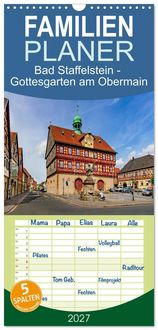 Produktbild: Familienplaner 2027 - Bad Staffelstein - Gottesgarten am Obermain mit 5 Spalten (Wandkalender, 21 x 45 cm) CALVENDO