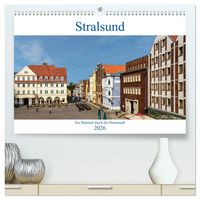 Produktbild: Ein Bummel durch die Hansestadt Stralsund (hochwertiger Premium Wandkalender 2026 DIN A2 quer), Kunstdruck in Hochglanz