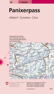 Produktbild: Swisstopo 1 : 100 000 Panixerpass