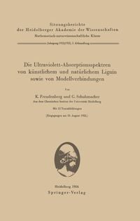 Produktbild: Die Ultraviolett-Absorptionsspektren von k&uuml;nstlichem und nat&uuml;rlichem Lignin sowie von Modellverbindungen