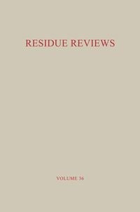 Produktbild: Residue Reviews / R&uuml;ckstands-Berichte