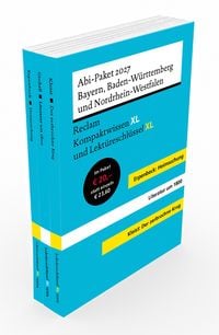 Produktbild: ABI-Paket 2027 Baden-W&uuml;rttemberg / Bayern / Nordrhein-Westfalen &ndash; Reclam Kompaktwissen XL und Lekt&uuml;reschl&uuml;ssel XL