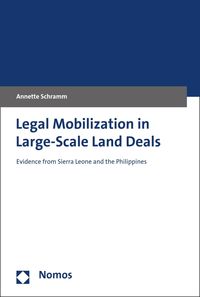 Produktbild: Legal Mobilization in Large-Scale Land Deals