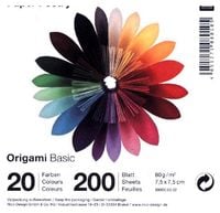 Produktbild: Origami Basic 200 Blatt, 7,5 x 7,5 cm