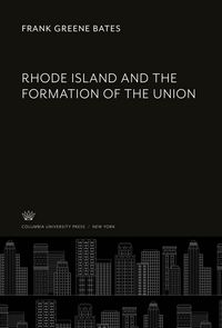 Produktbild: Rhode Island and the Formation of the Union