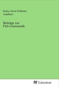 Produktbild: Beitr&auml;ge zur Pali-Grammatik